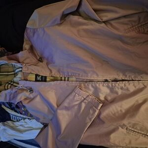 irioscent Burberry windbreaker